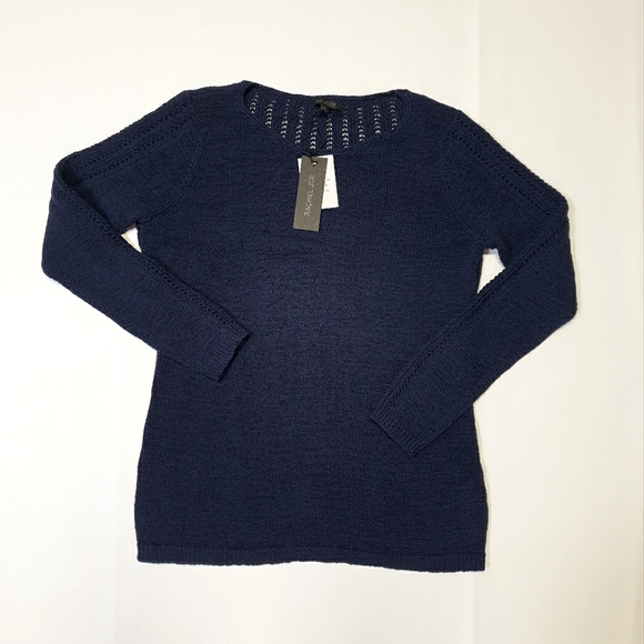 Rachel Zoe Navy Blue Pullover Sweater Size XL NEW - Picture 5 of 5